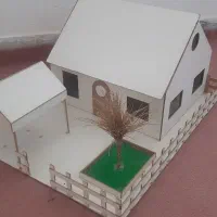 چراغ خواب با طرح خانه ویلایی|چراغ خواب و آباژور|اسفراین, |دیوار