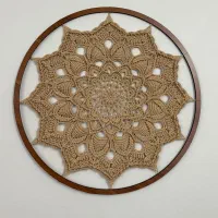 دیوارکوب دست بافت بسیار شیک و مدرن|صنایع دستی و سایر لوازم تزئینی|تهران, شهرک فرهنگیان|دیوار