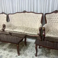 مبلمان سلطنتی چوب راش|مبلمان خانگی و میز عسلی|مشهد, فرهنگ|دیوار