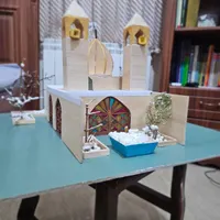 ماکت معماری|مجسمه، تندیس، ماکت|تهران, دهکده المپیک|دیوار