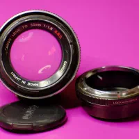 لنز کنون 55 fd