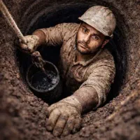 چاه کن تخلیه چاه لوله بازکنی اندیشه فردیس اهری