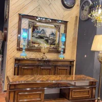 سرویس آینه کنسول رکسانا قهوه ای