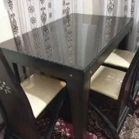 میز غذاخوری چهار نفره|میز و صندلی غذاخوری|بندر ماهشهر, |دیوار