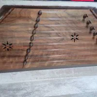 سنتور با چوب گردو درجه یک با رنگ فندوقی خوشرنگ|سازهای سنتی|خرم‌آباد (تنکابن), |دیوار