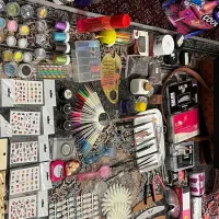پک کامل ناخن کاری نونو استفاده نشده سالم نو