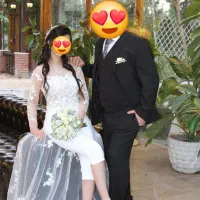 لباس عقدو نامزدی پارچه و تور فرانسوی|لباس|فردیس, فردیس|دیوار