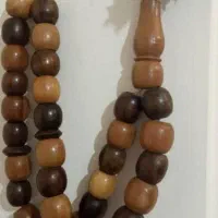 صنایع دستی تسبیح چوبی تابلو زر باف