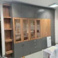 ساخت انواع کابینت .کمددیواری|کتابخانه، شلف، قفسه‌های دیواری|بندرعباس, |دیوار