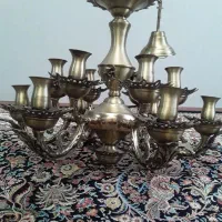 لوستر برنز شش شاخه دوازده شعله