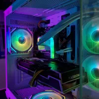 کامپیوتر گیمینگ و رندرینگ حرفه ای سفید|رایانه رومیزی|گرگان, |دیوار