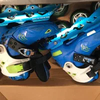 اسکیت رودشو و زانو بند و کیف