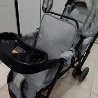 کالسکه 2قلو مارک دلیجان|کالسکه و لوازم جانبی|اصفهان, ابر|دیوار