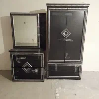 کمد لباس و آینه دراور