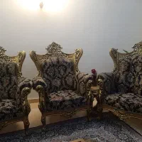 مبل ۸ نفره کاملا سالم|مبلمان خانگی و میز عسلی|کرج, کارخانه قند|دیوار