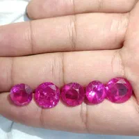 ۵عدد یاقوت خوش رنگ زرگری قدیمی باسختی۹|جواهرات|ارومیه, |دیوار
