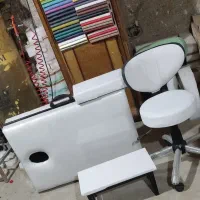 تخت چمدانی ماساژ معاینه حجامت مژه فشیال