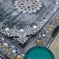 فرش//لوتوس یاسی*|فرش|کرمان, |دیوار