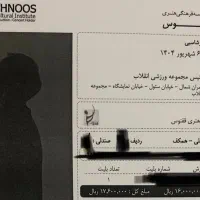 بلیط کنسرت آرمان گرشاسبی تحویل درب سالن کنسرت