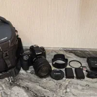 دوربین کنون 80d با لنز 135-18|دوربین عکاسی و فیلم‌برداری|شیراز, مبعث|دیوار