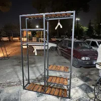 استراکچر فلزی بند رخت قفسه مدل رگال۶۳|بندرخت و رخت‌آویز|قم, ارم|دیوار