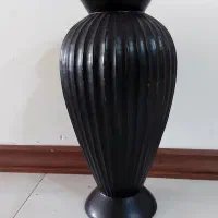 گلدان چوبی به ارتفاع چهل سانتی