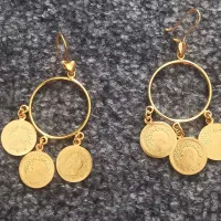 گوشواره سکه کاملاً شیک