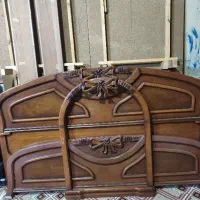 تخت خواب دونفره چوبی|تخت و سرویس خواب|اهواز, زرگان|دیوار