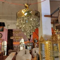 لوستر وآبنه قدی وپایه برنزی|لوستر و چراغ آویز|خاش, |دیوار