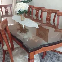 میز ناهارخوری ۱۰ نفره معرق براق