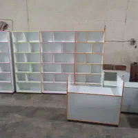 کتابخانه ،شلف ،قفسه چوبی ،دکورر