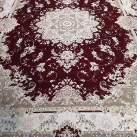 فرش ۱۲متری ۳تخته ۵۰۰شانه تمام نخ گل ابریشم