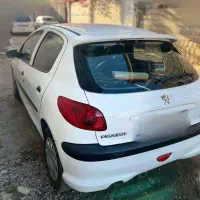 پژو 206 سفید تیپ۳ مدل ۹۶