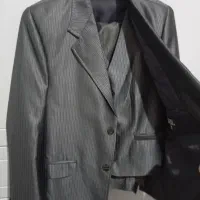 ست کت و شلوار و جلیقه مردانه سایز ۳۶ تمیز و نو