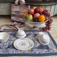 سفارش و دوخت  سرویس اشپزخانه|سفره، حوله، دستمال آشپزخانه|کنگاور, |دیوار