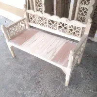 تخت سنتی چوبی ۲ نفره تمام روس کار محکم