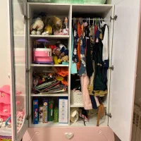 کمد کودک دخترانه در حد نو|تخت و سرویس خواب|تهران, سعادت‌آباد|دیوار