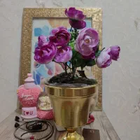 گلدون فلزی رنگ ثابت