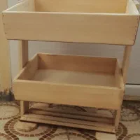 استندهای چوبی نظم دهنده مناسب برای پیازوسیب زمینی|آب‌چکان و نظم‌دهنده ظروف|ساوه, |دیوار