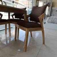 میز ناهار خوری 4 نفره طرح مینیمال روکش چوب|میز و صندلی غذاخوری|مشهد, رسالت|دیوار