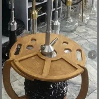 میز قلیون چوبی کافیبار ملزومات قهوه|کلکسیون و سرگرمی|مشهد, کوی المهدی|دیوار