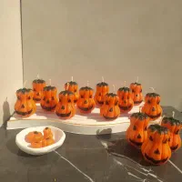 شمع های هالوینی و پاییزی|صنایع دستی و سایر لوازم تزئینی|گنبد کاووس, |دیوار