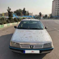 پژو 405نقره ای داخل کرم سفارشی ایرانخودرو(سالم)