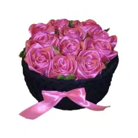 دسته گل روبانی (20)|گل مصنوعی|رودهن, |دیوار