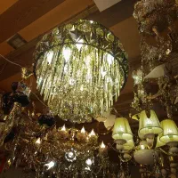 انواع لوستر های برنزی