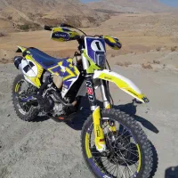 فلات طرح هاسکی موتور کایو رادیات آب|موتورسیکلت|قزوین, |دیوار