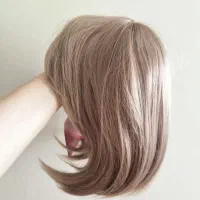 پوستیژ کلاه گیس کوتاه زنانه رنگ روشن