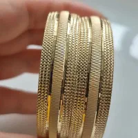 النگو پهن سایز ۲ طلا روس