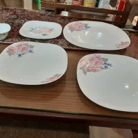 سرویس اوپال  تمیز و کم کارکرد|ظروف سرو و پذیرایی|رشت, استقامت ۱|دیوار