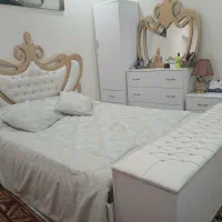 سرویس خواب دو نفره تماما چوب و mdf